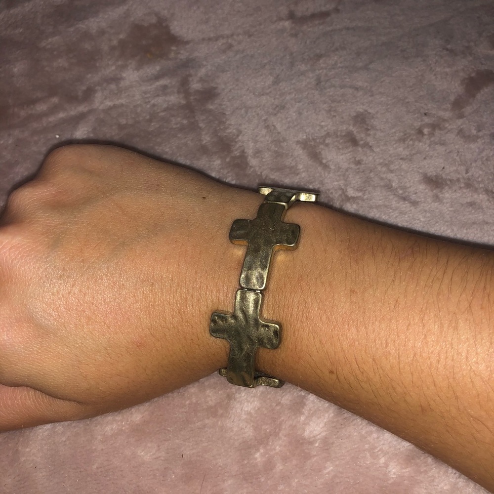 Gold Cross bracelet